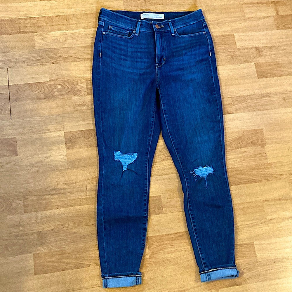 Signature Levi Strauss Shaping High Rise Super Skinny Contour Jeans Size 8